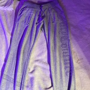Gray Juicy Couture track pants